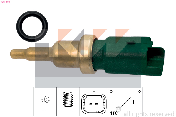Senzor,temperatura lichid de racire 530 399 KW